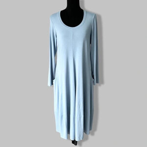 Q’ Neel Jersey Lagenlook Long Sleeve Midi Dress